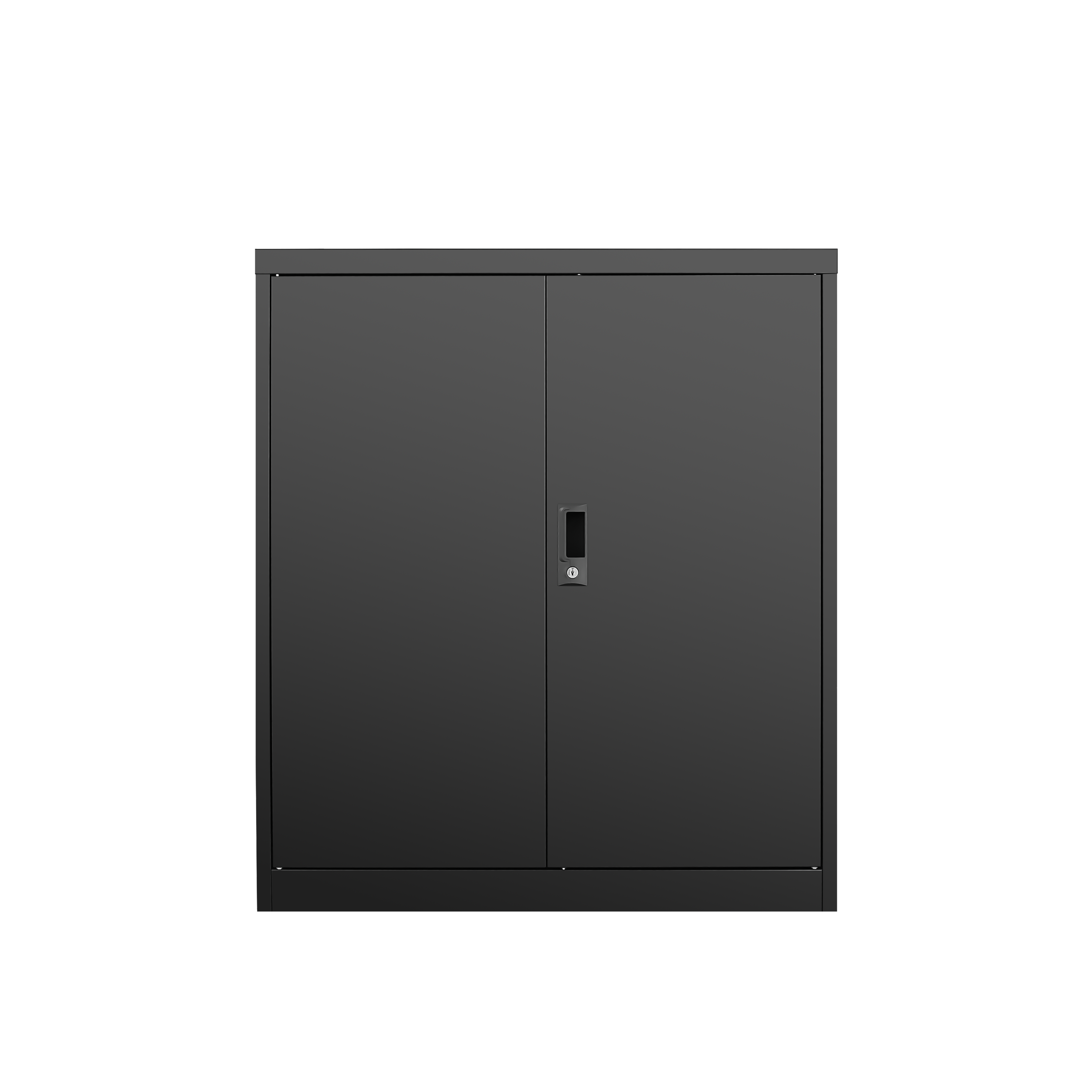 Storage Locker,File Organizer, Storage Cabinet with Door Locks and Two Adjustable Shelves, Suitable as a Cabinet for Home, Office, School & Garage Use