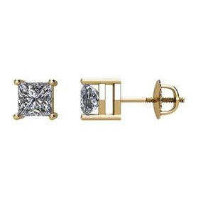 14K Yellow Gold 1/2 CTW Natural Diamond Stud Earrings