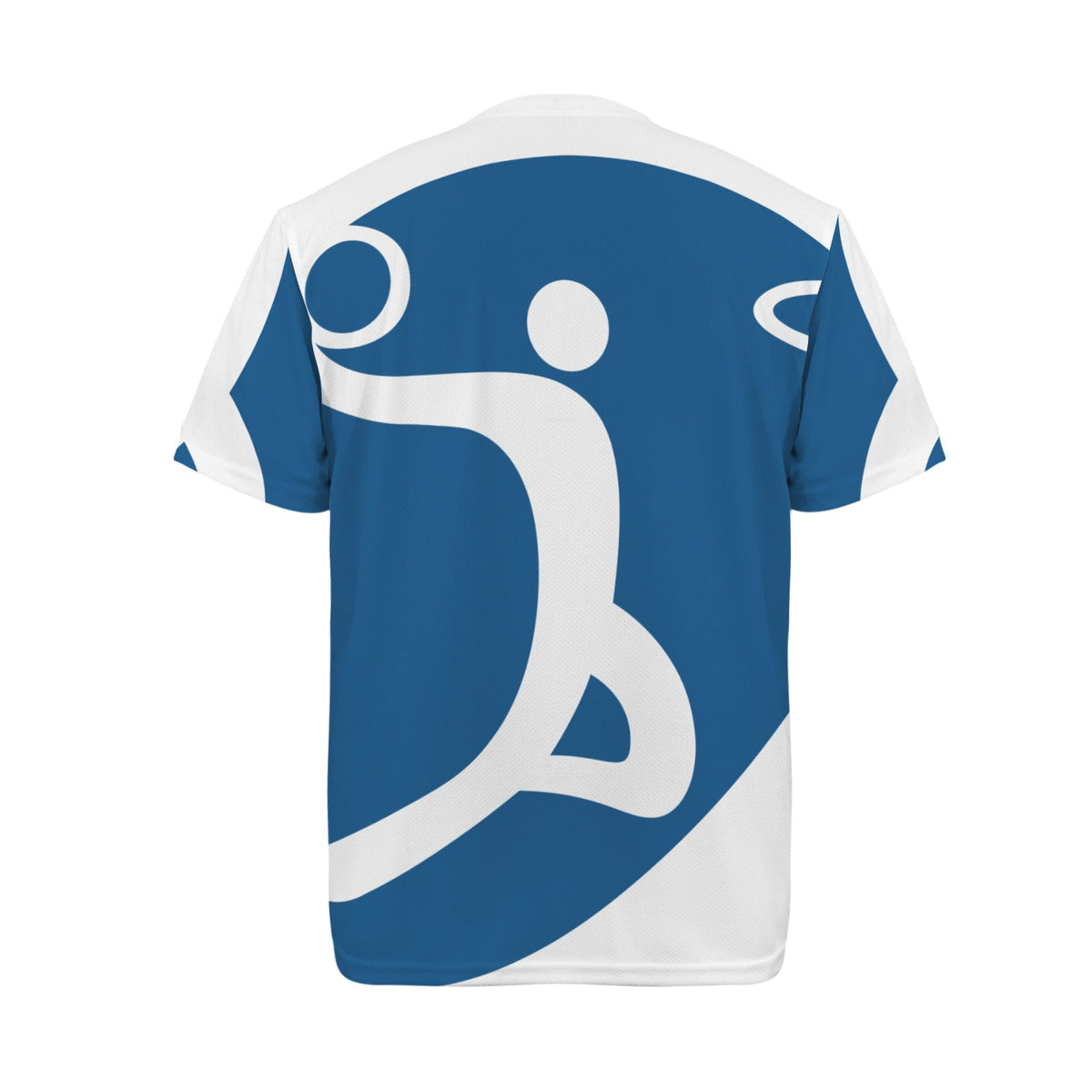 Blue Basketball Men's V-Neck Jersey