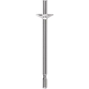 14K White Gold Earring Mounting for 3-4 mm Pearl