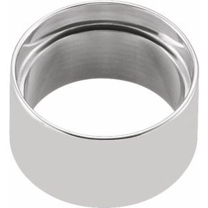 Platinum 5.75 mm Round Bezel Setting