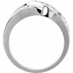14K White Gold 1 1/3 CTW Natural Diamond Ring