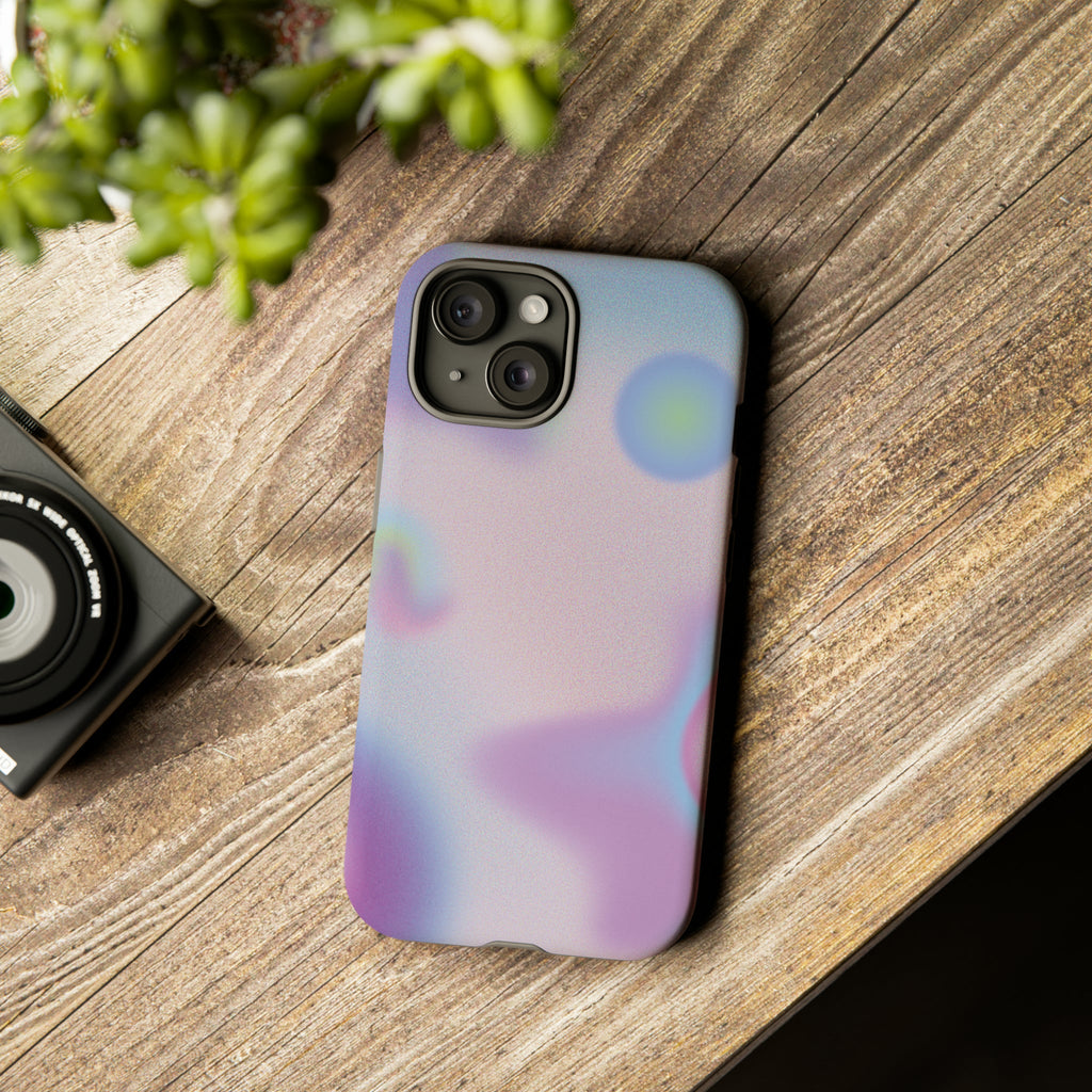 Gradient Floating Orbs Tough iPhone Case