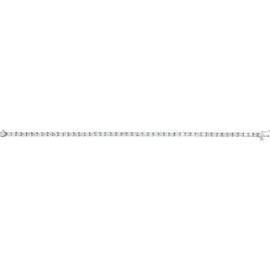 Platinum 4 1/2 CTW Natural Diamond Line 7 1/4" Bracelet – image 3