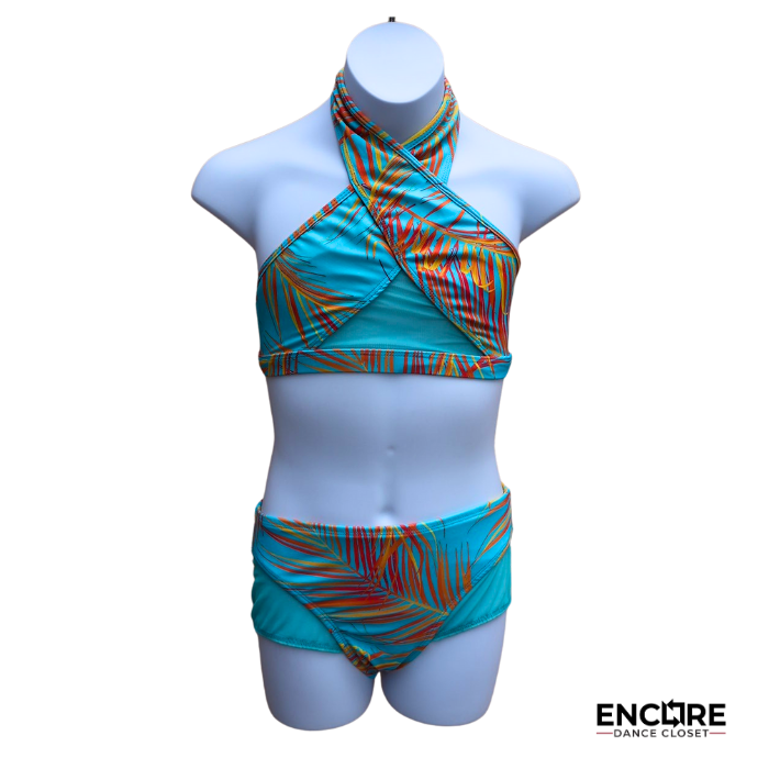 Tropical Turquoise Two-Piece Set