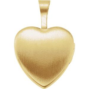 Enamel Roses & Cross Heart Locket