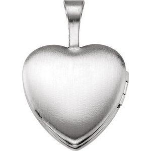 Enamel Roses & Cross Heart Locket