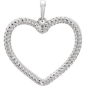 Heart Rope Pendant