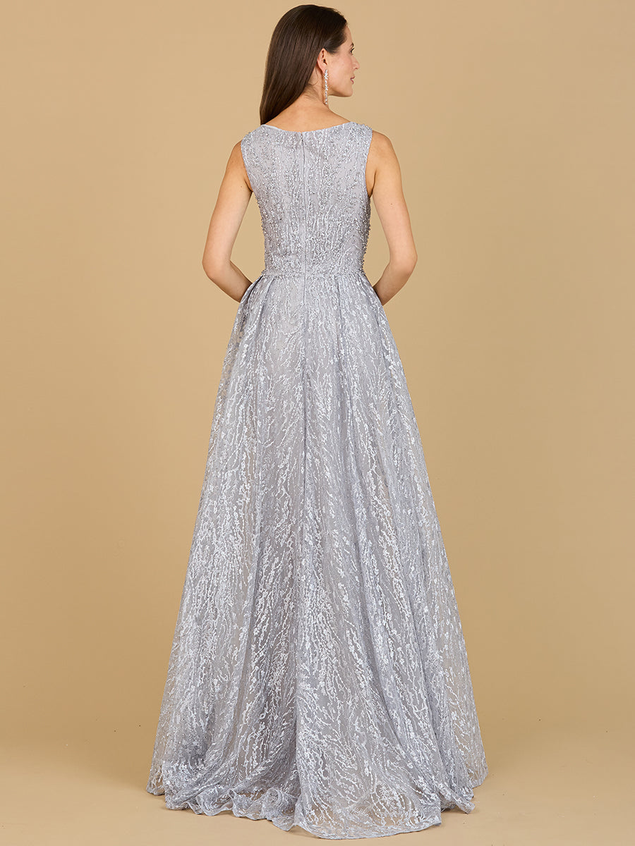 Lace Embroidered Overskirt Dress  - OUTLET