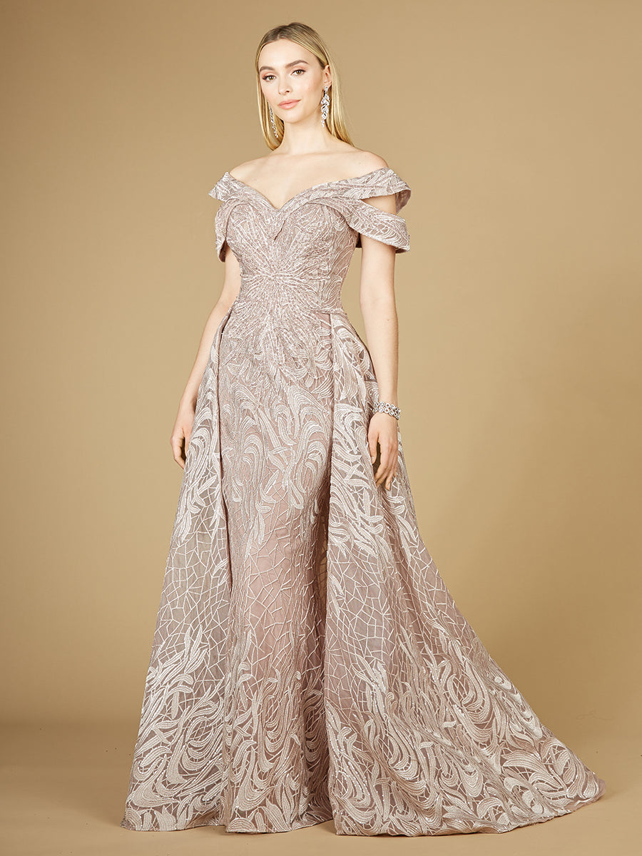 Off Shoulder Mermaid Lace Gown
