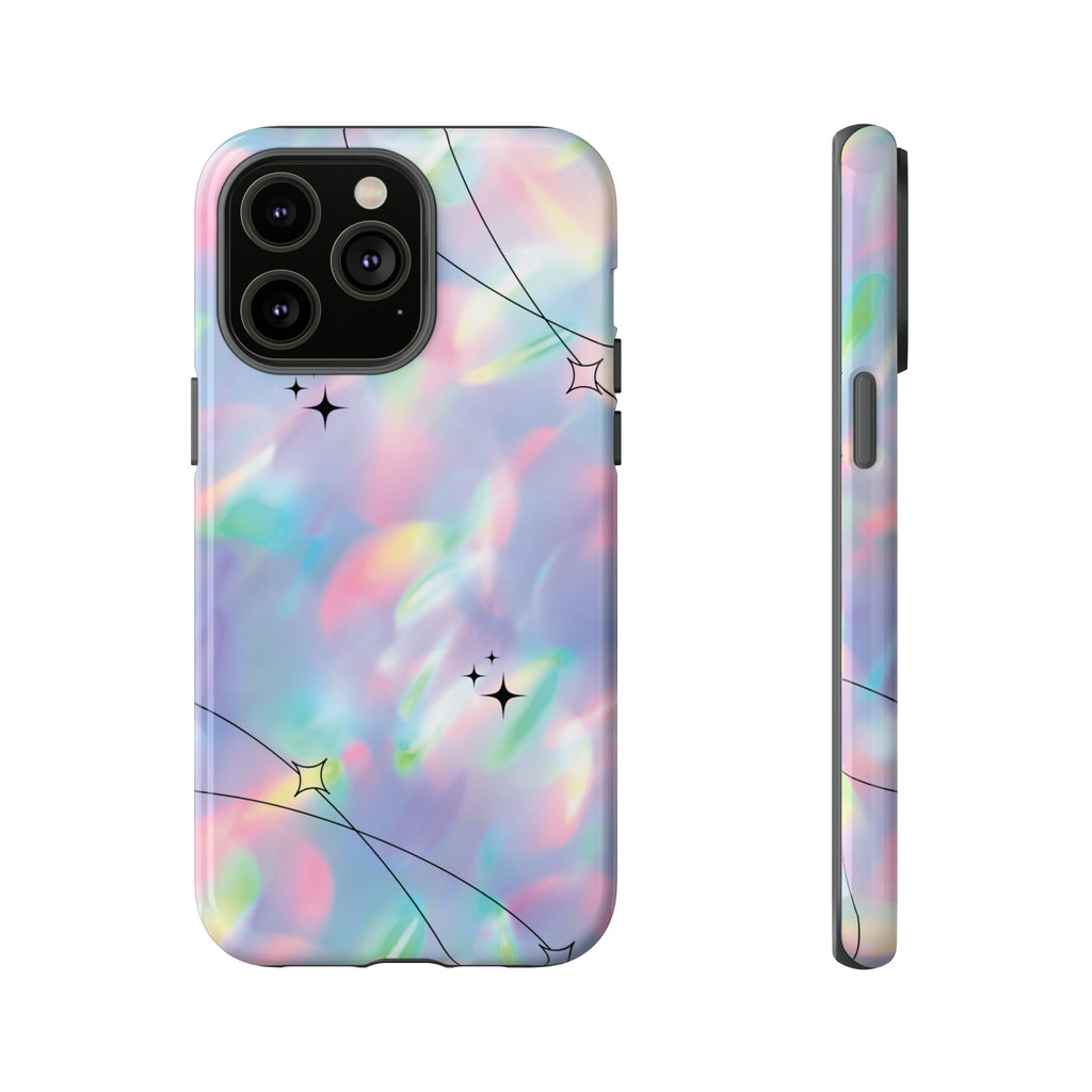 Gradient Pattern Stars Tough iPhone Case