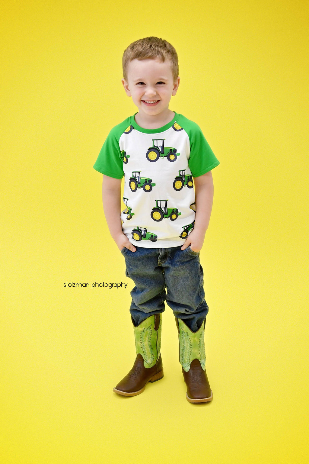 Tractor Milk Silk Raglan