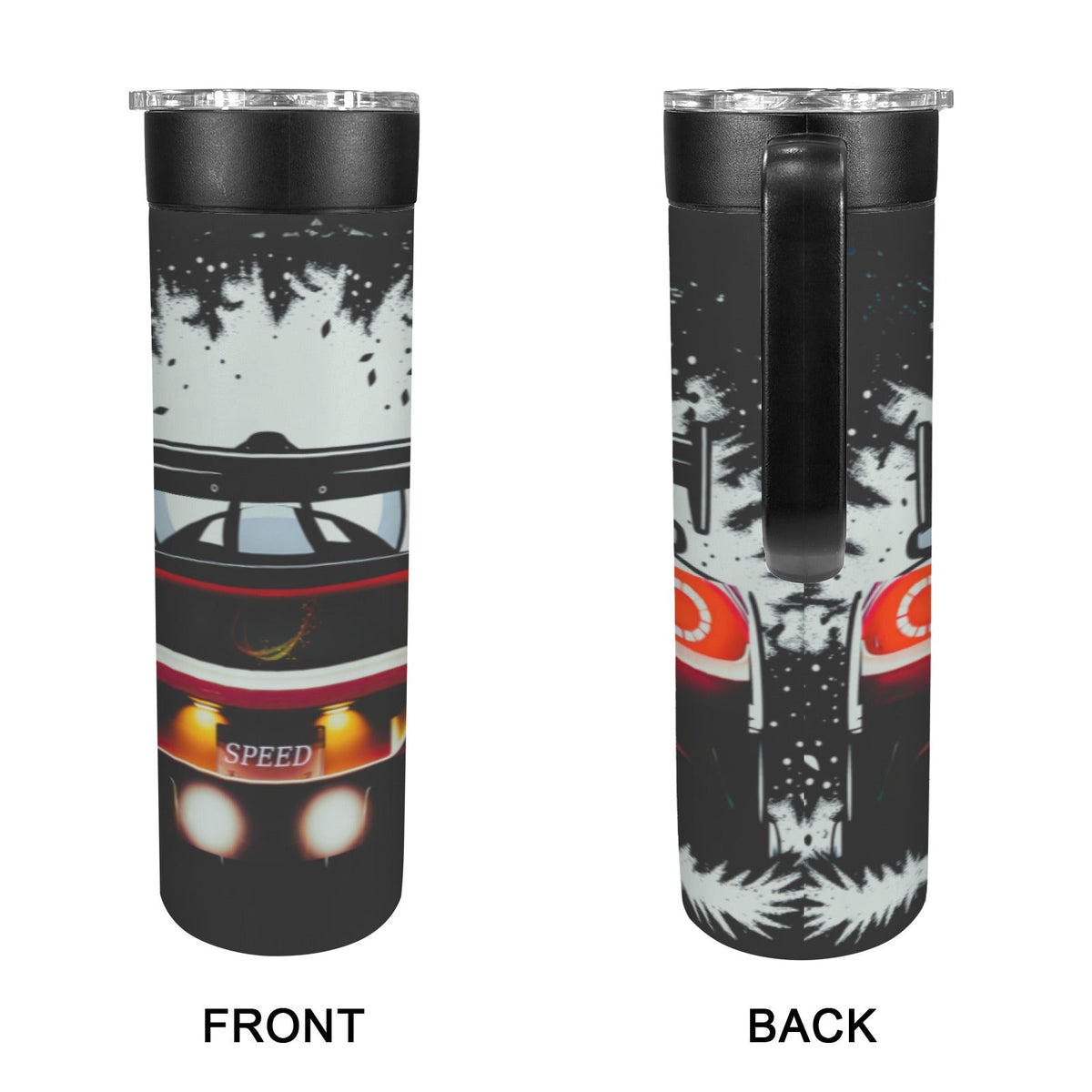 Race Car Winner 20ozInsulated Water Bottle with Screw On Handle