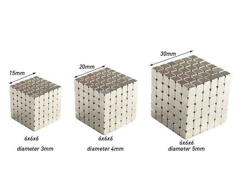 Magnetic Building Blocks – 3D Puzzle Cube Set for Creativity and Stress Relief