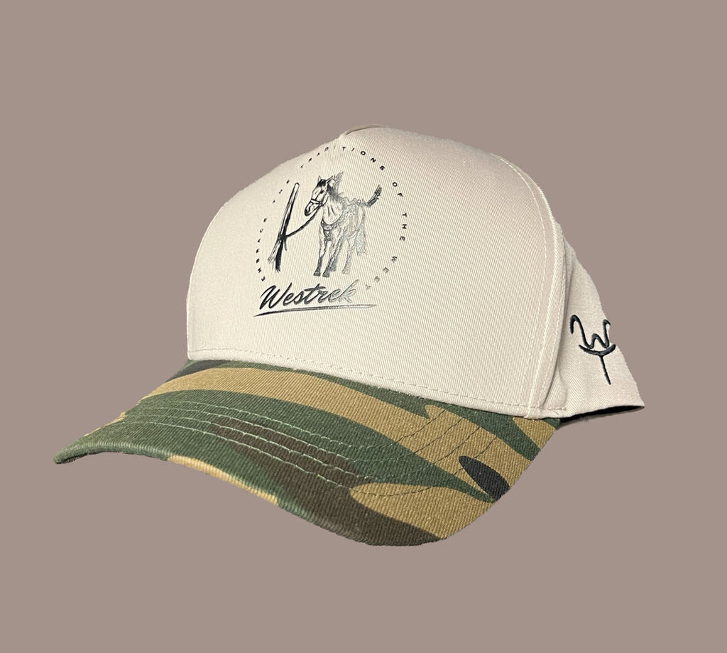 Camo “Buster” 5-Panel Hat – Sale Barn Style | Western Hunting Hat | Westrek