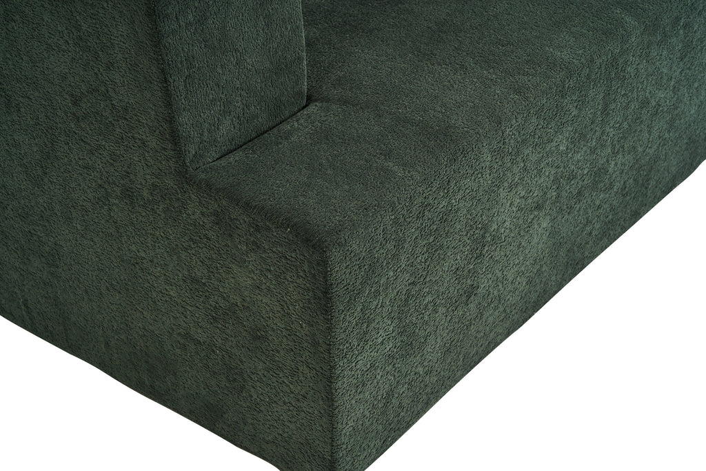 Memory Foam Couch, No Installation & Easy to Transport, Deep Seat Modern Sofa with Chenille Fabric, Couch for Living Room, Bedroom, Apartment, Home Office