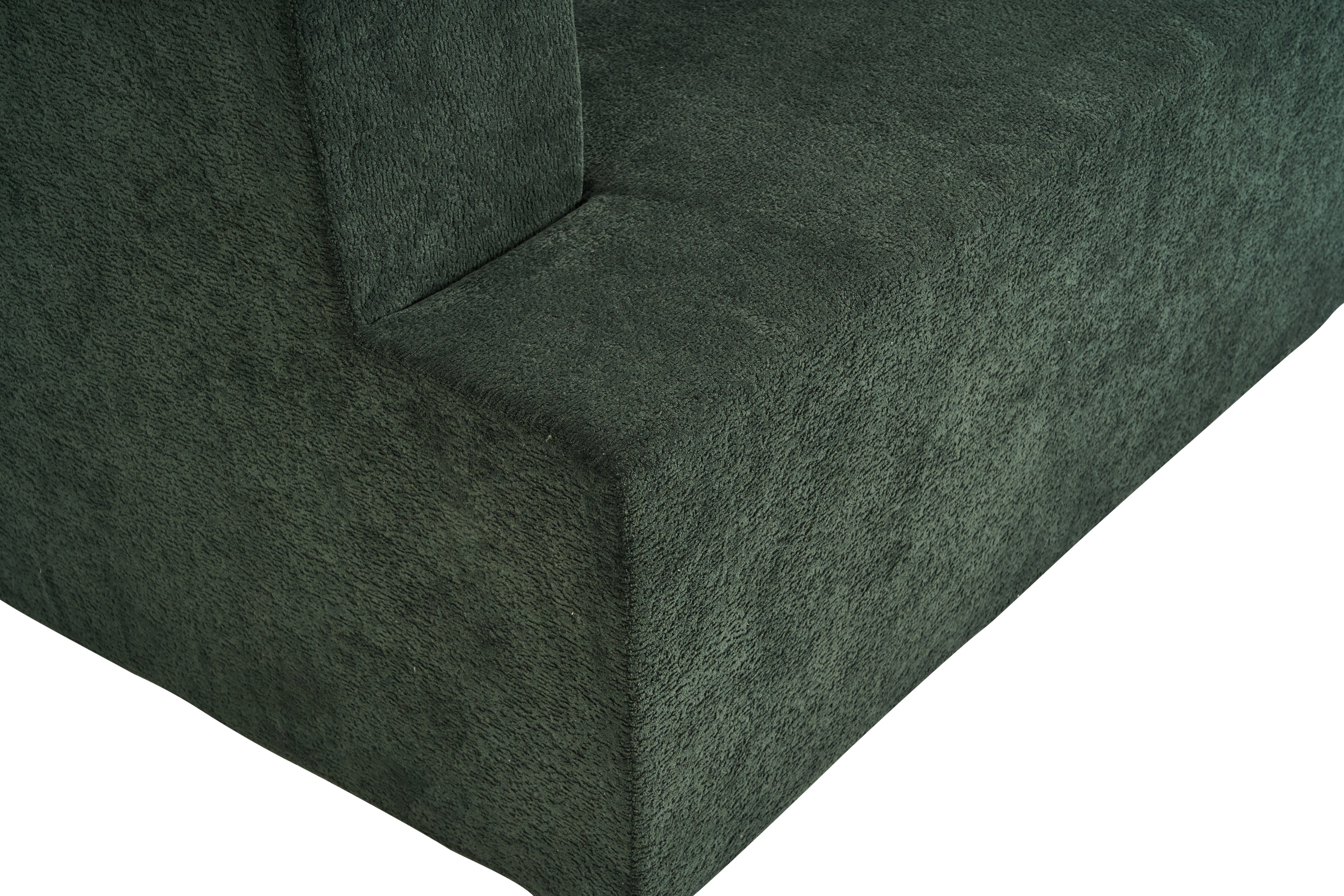 Memory Foam Couch, No Installation & Easy to Transport, Deep Seat Modern Sofa with Chenille Fabric, Couch for Living Room, Bedroom, Apartment, Home Office