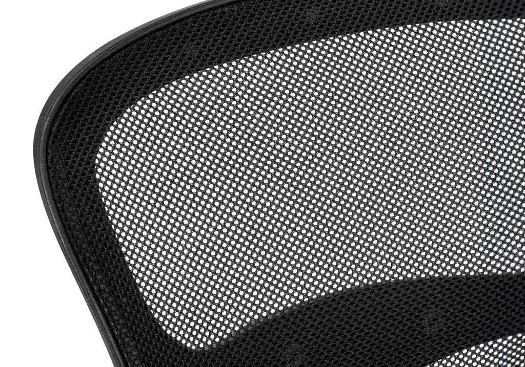 Office Chair, Adjustable Height, Swivel, Ergonomic, Armrests, Computer Desk, Work, Juvenile, Black Mesh, Black Metal, Contemporary, Modern