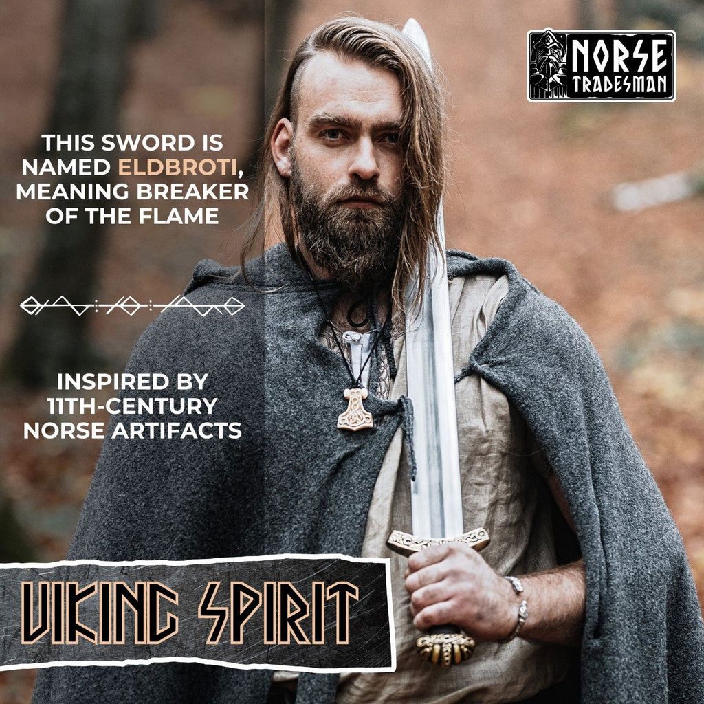 Viking Sword "Eldbroti" – Spring Steel Replica