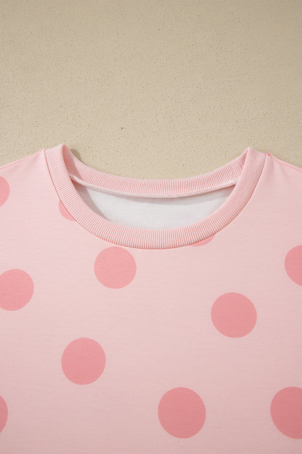 Polka Dot Tee & Drawstring Short Set