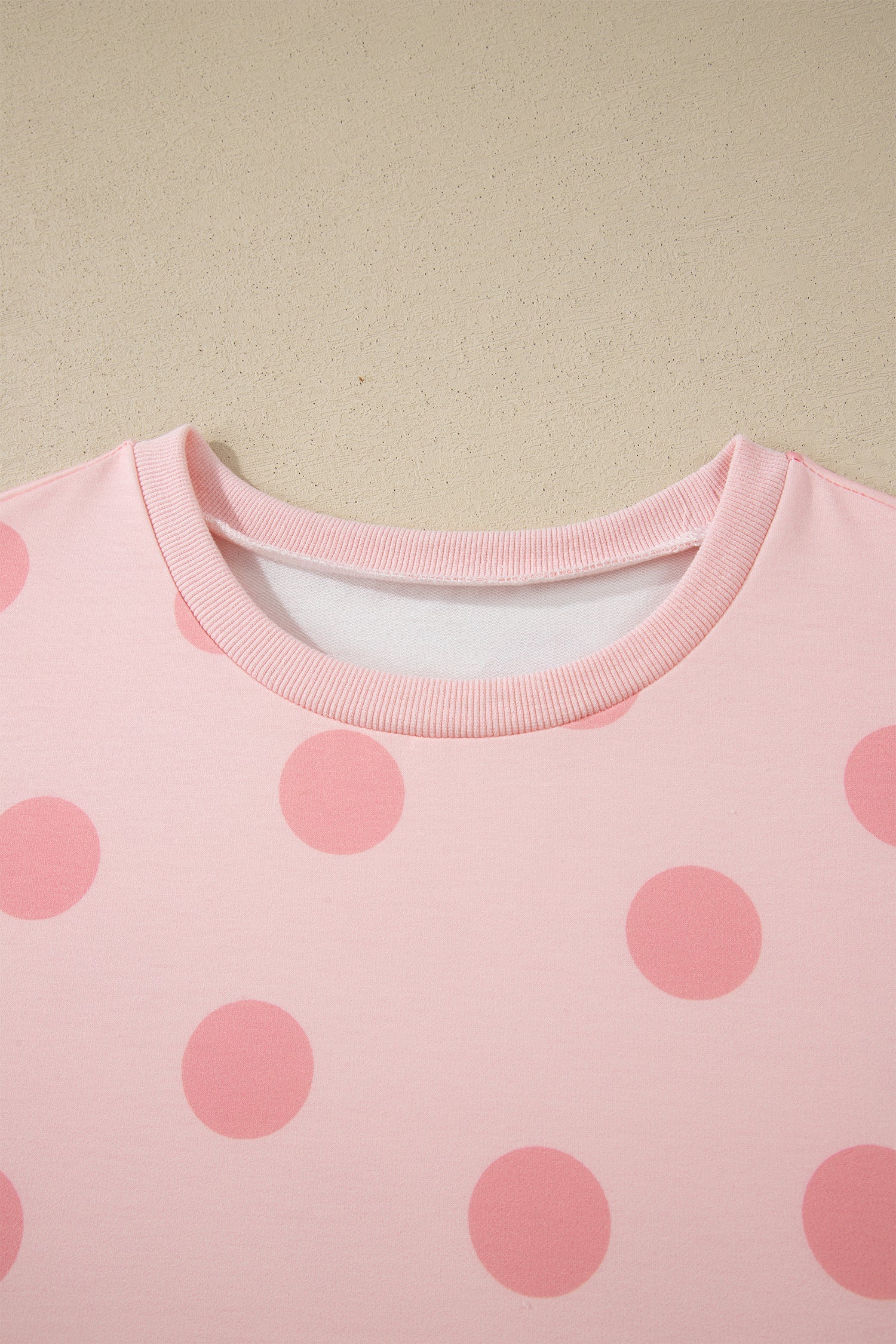 Polka Dot Tee & Drawstring Short Set