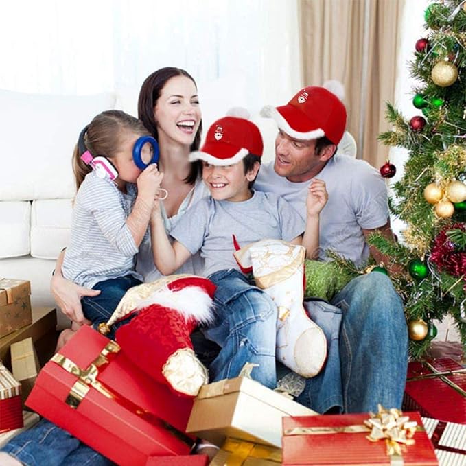 Santa Adjustable Unisex Christmas Hat Baseball Cap
