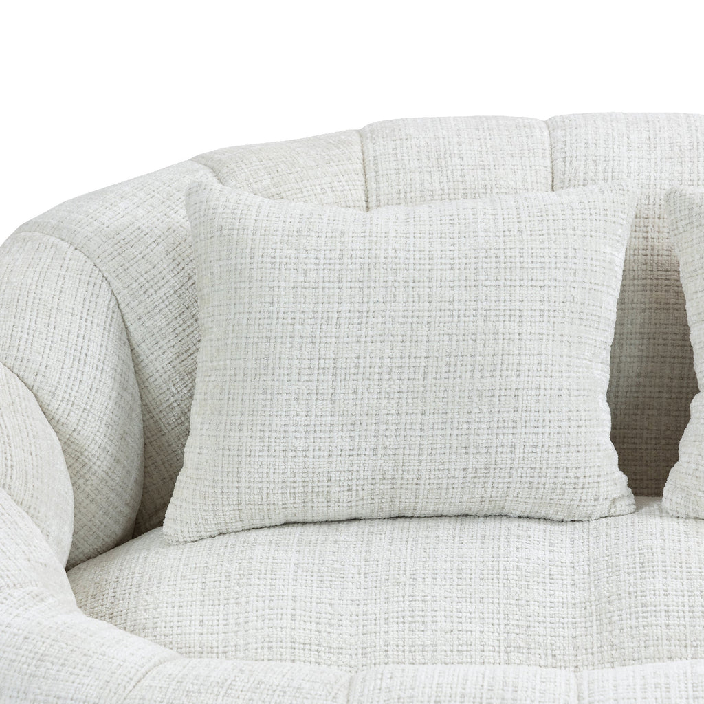 Bean Bag sofa Lazy Sofa Durable Comfort Lounger High Back Bean Bag Chair Couch for Adults and Kids, Indoor & Outdoor, Accent Floor Soft Lounge Chair  (Beige chenille)