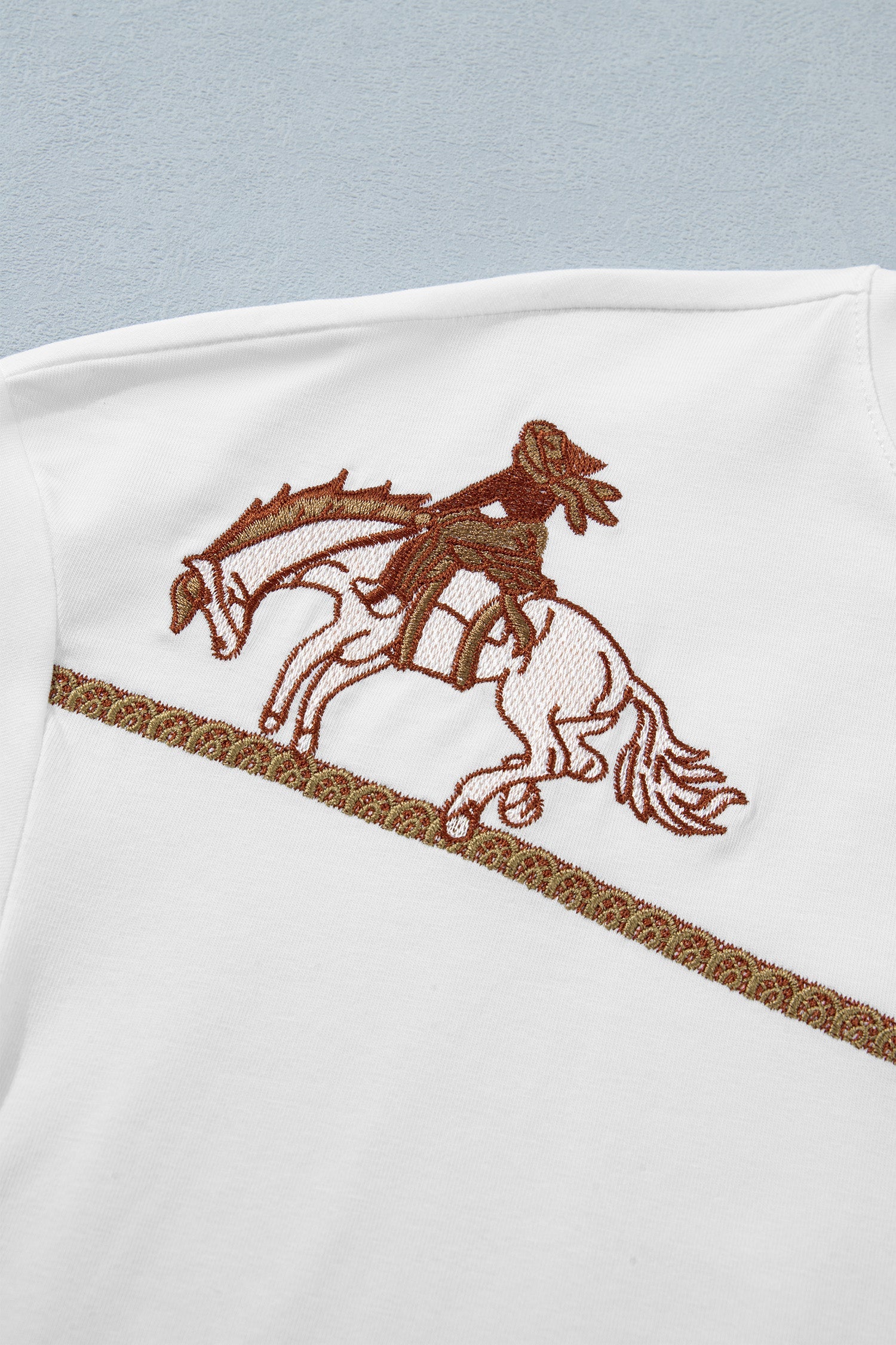 Western Cowboy & Cactus Embroidered Tee
