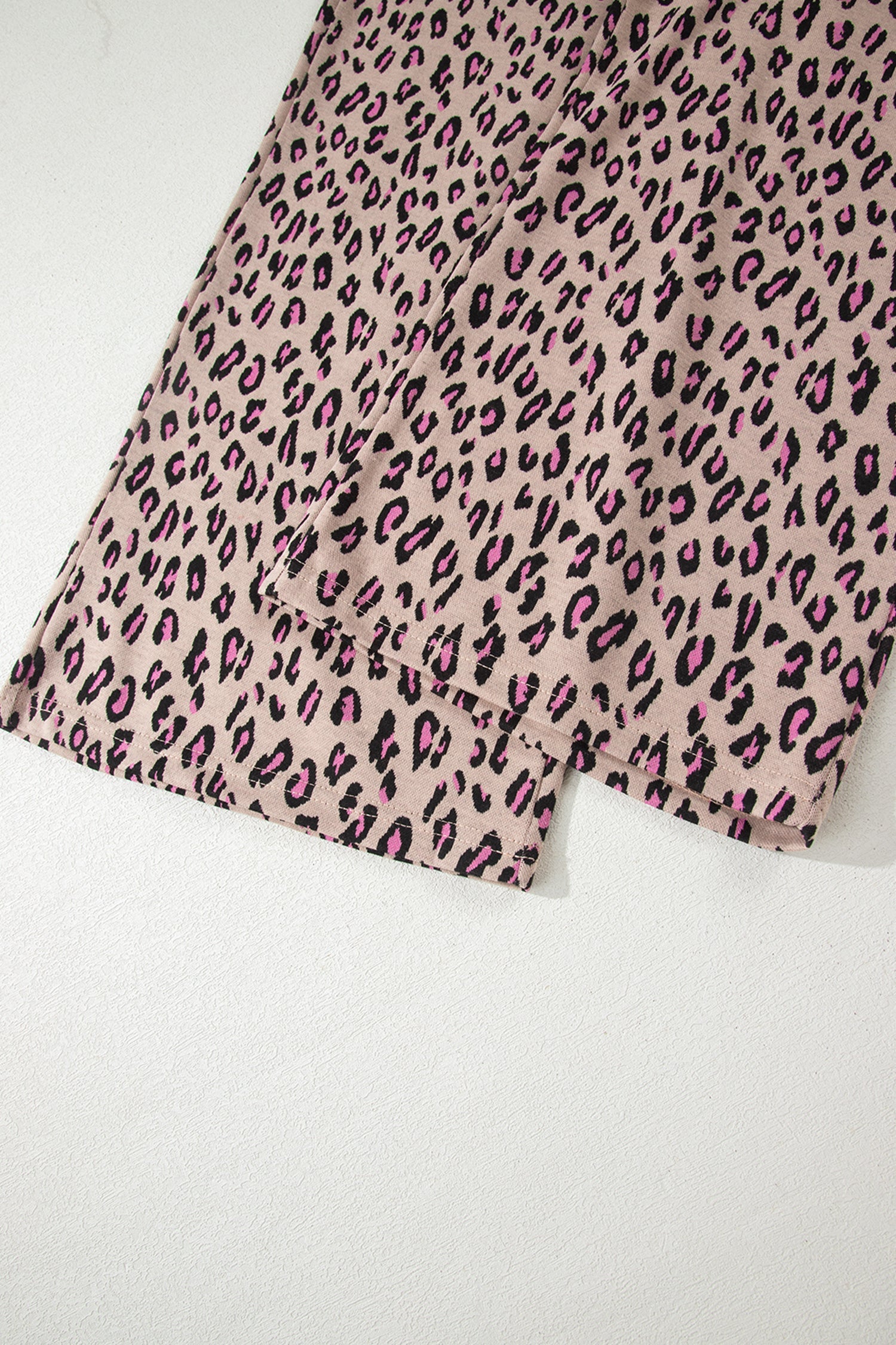 Leopard Short Sleeve Tee & Pants Set