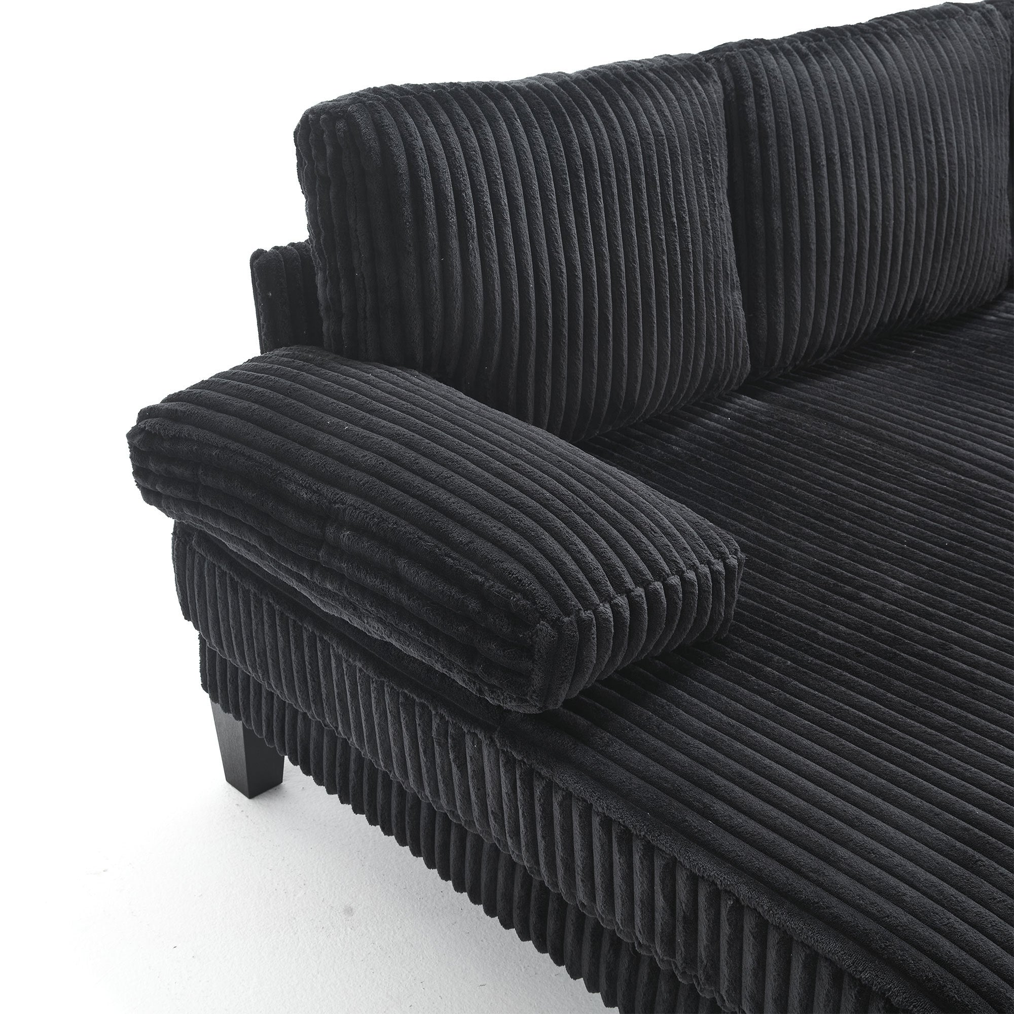 [VIDEO provided][New]U-Shaped Couch with Oversized Seat,4-Seat Sofa  with Double Chaise,Comfortable and spacious indoor furniture for Living Room,Apartment