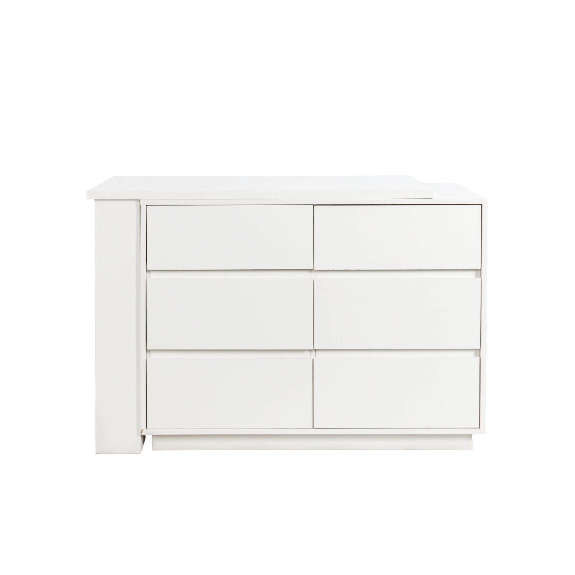 L Shaped Computer Desk with Drawers, Modern Corner Home Office Desk with Reversible Storage Cabinet, Long Study Writing Desk Workstation for Home Office