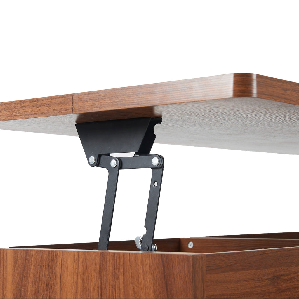 55.1''L, Walnut Home Office L-Shaped Executive Desk , Height Adjustable Desk with Storage Drawers and Cabinet
