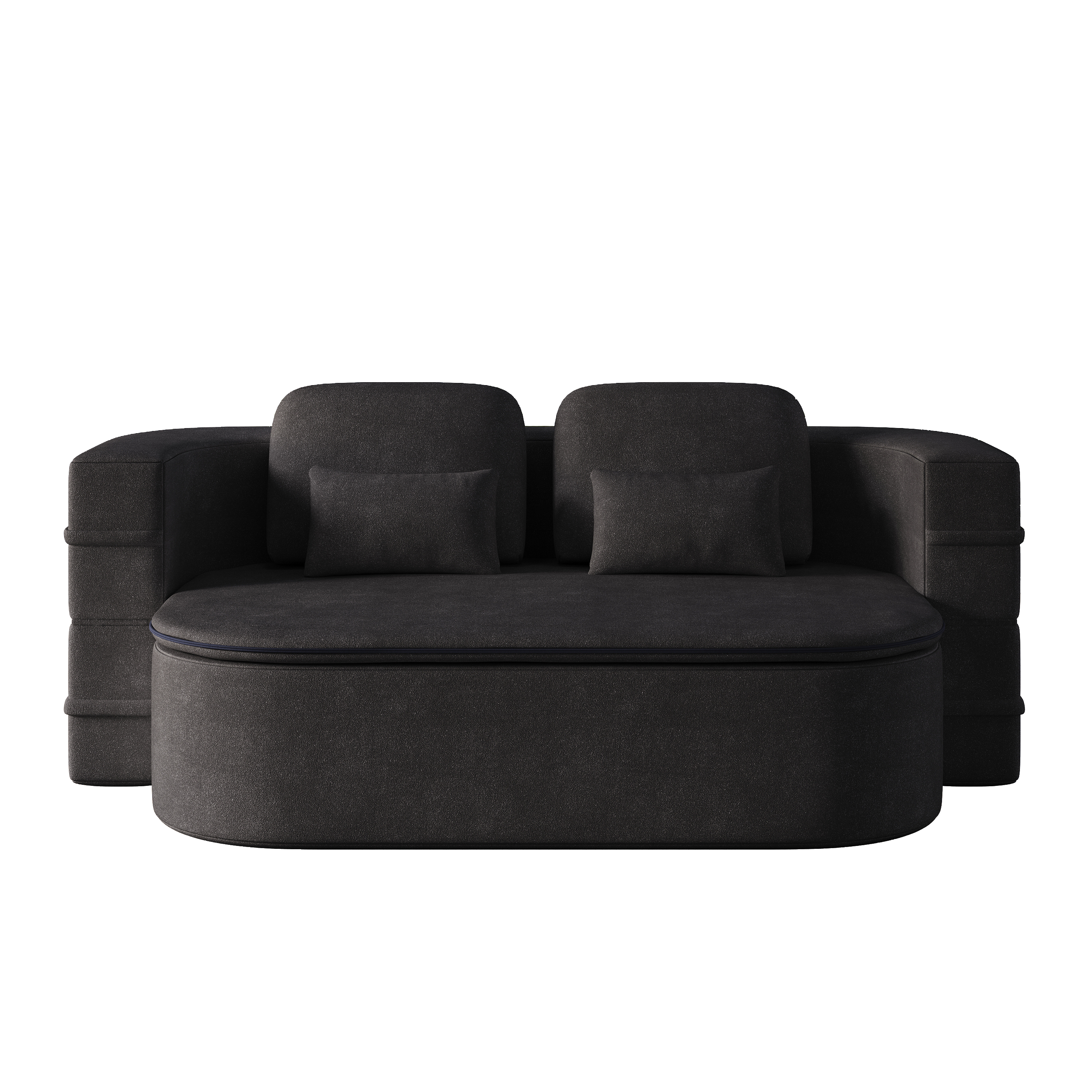 75''2-in-1 Foldable Sofa,Convertible Sleeper Foam Sofa Bed with Multi Functional Blanket, Chenille Floor folding sofa bed,  Floor Sofa Lounge Sofa for Living Room Bedroom Lounge Studio