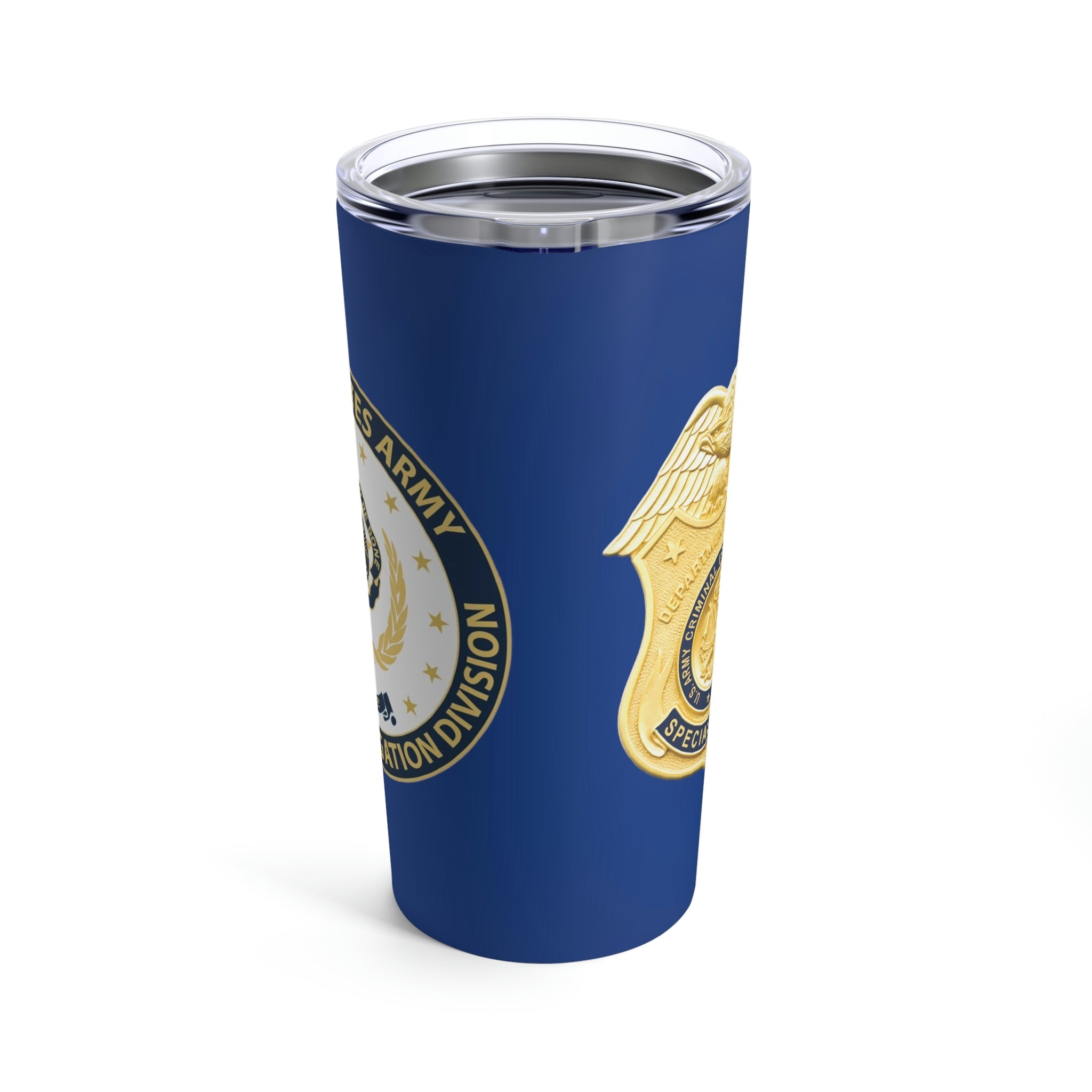 Army CID Badge and Seal Travel Tumbler 20oz