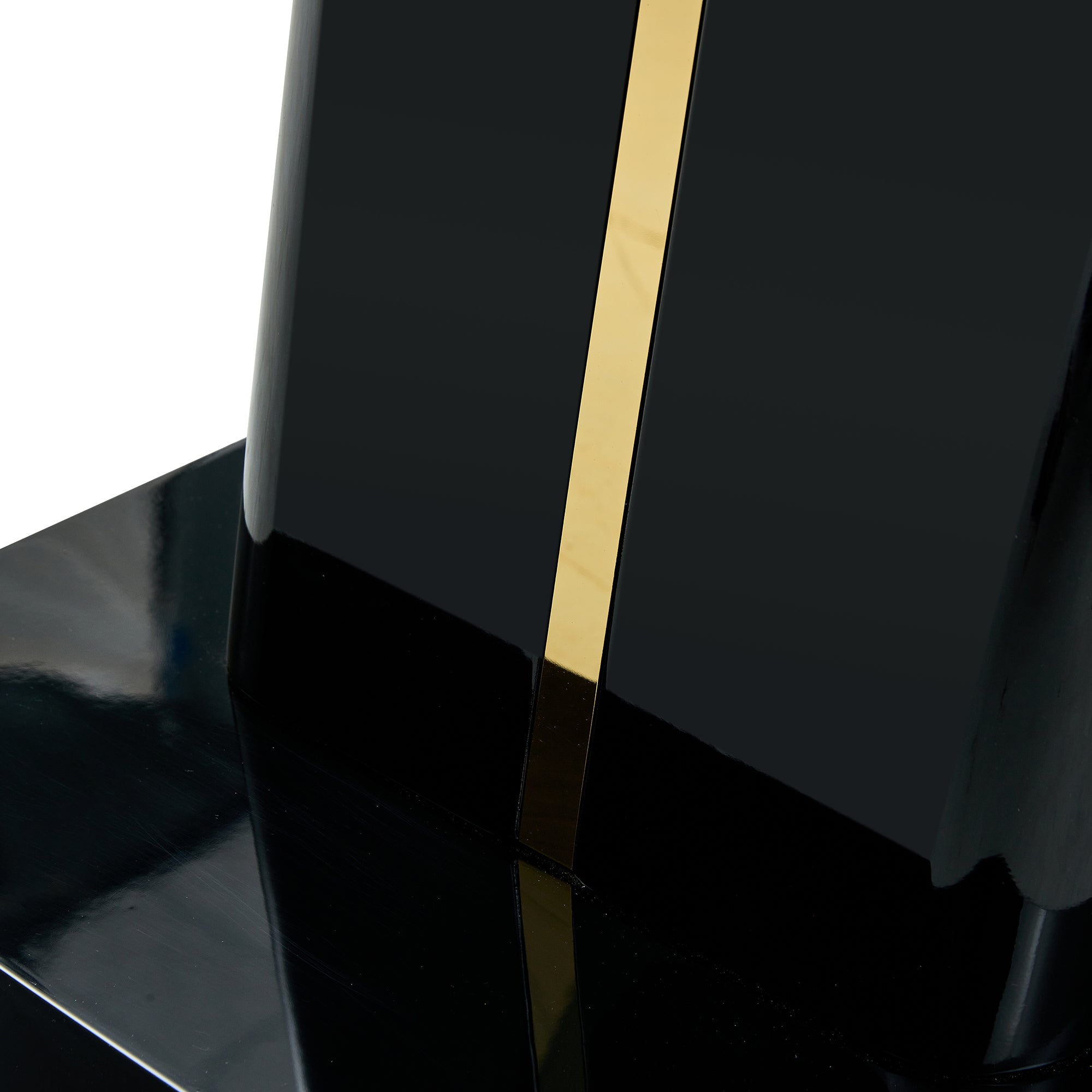 A modern, minimalist, and luxurious table. A black imitation marble tabletop with MDF U-shaped legs. Dining table, computer table. For restaurants and living rooms 63' * 35.4'* 30' F-U