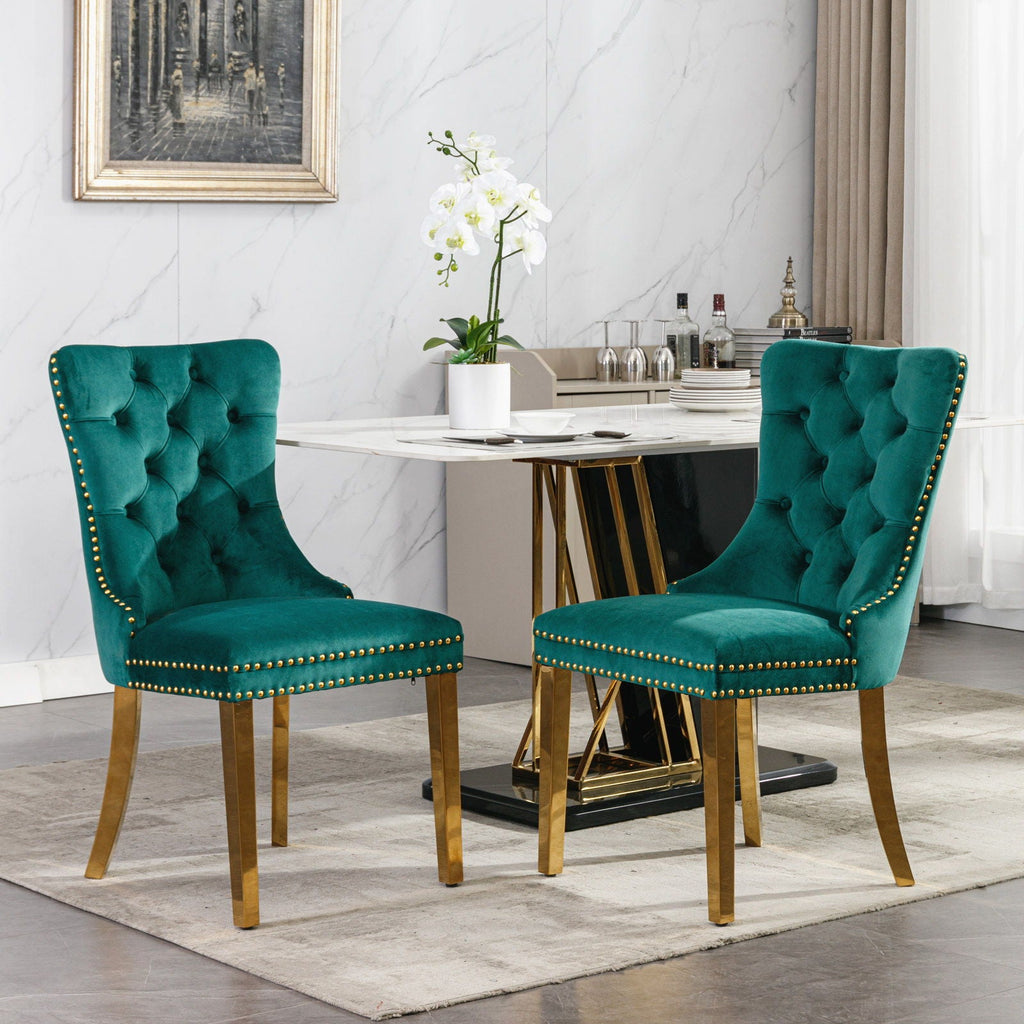 Nikki - Modern, High-End Tufted Dining Chair (Set of 2)
