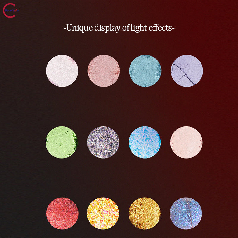 CHEERYEP (QIANYAN) 16-Color Natural Star Eye Shadow Palette - 04#Neon