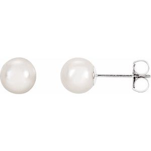 Pearl Stud Earrings