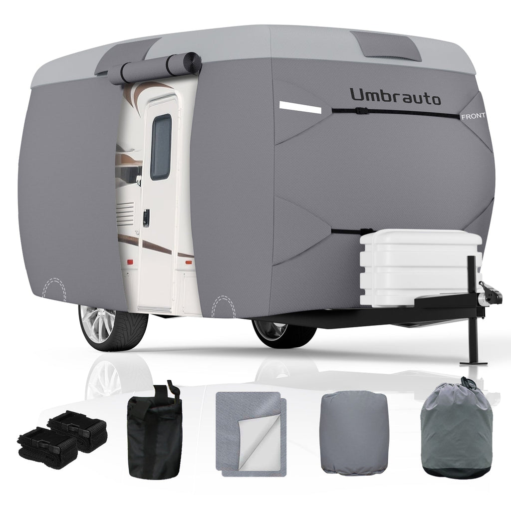 Umbrauto 7 Layers Top Fiberglass Travel Trailer Cover