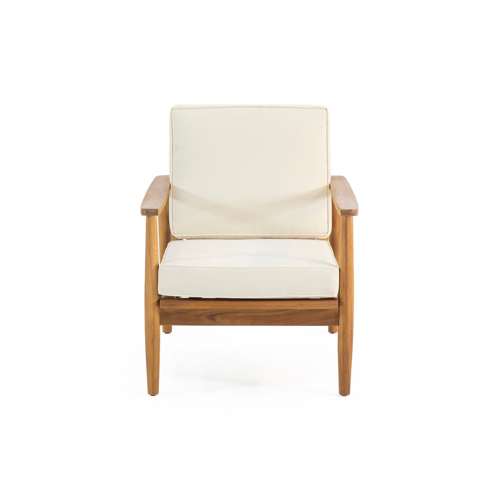 Emmry - Outdoor Acacia Wood Club Chair