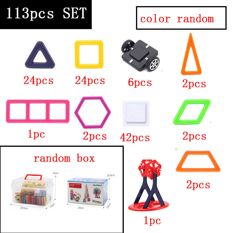 Magnetic Building Blocks Set – Educational Toy for Early Learning and Creativity