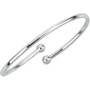Sterling Silver Bangle 7" Bracelet – image 2