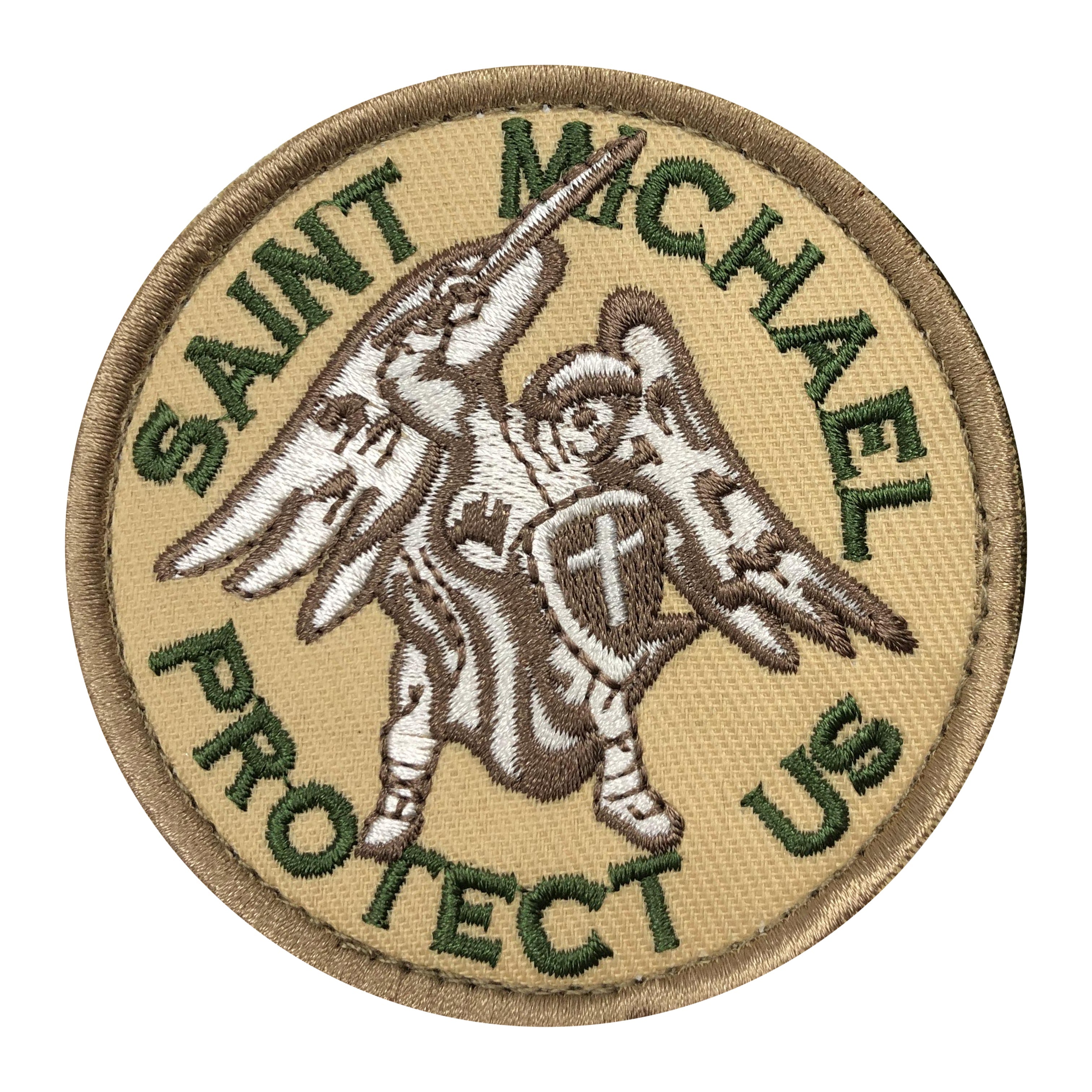 Saint Michael Protect Us - Embroidered Patch