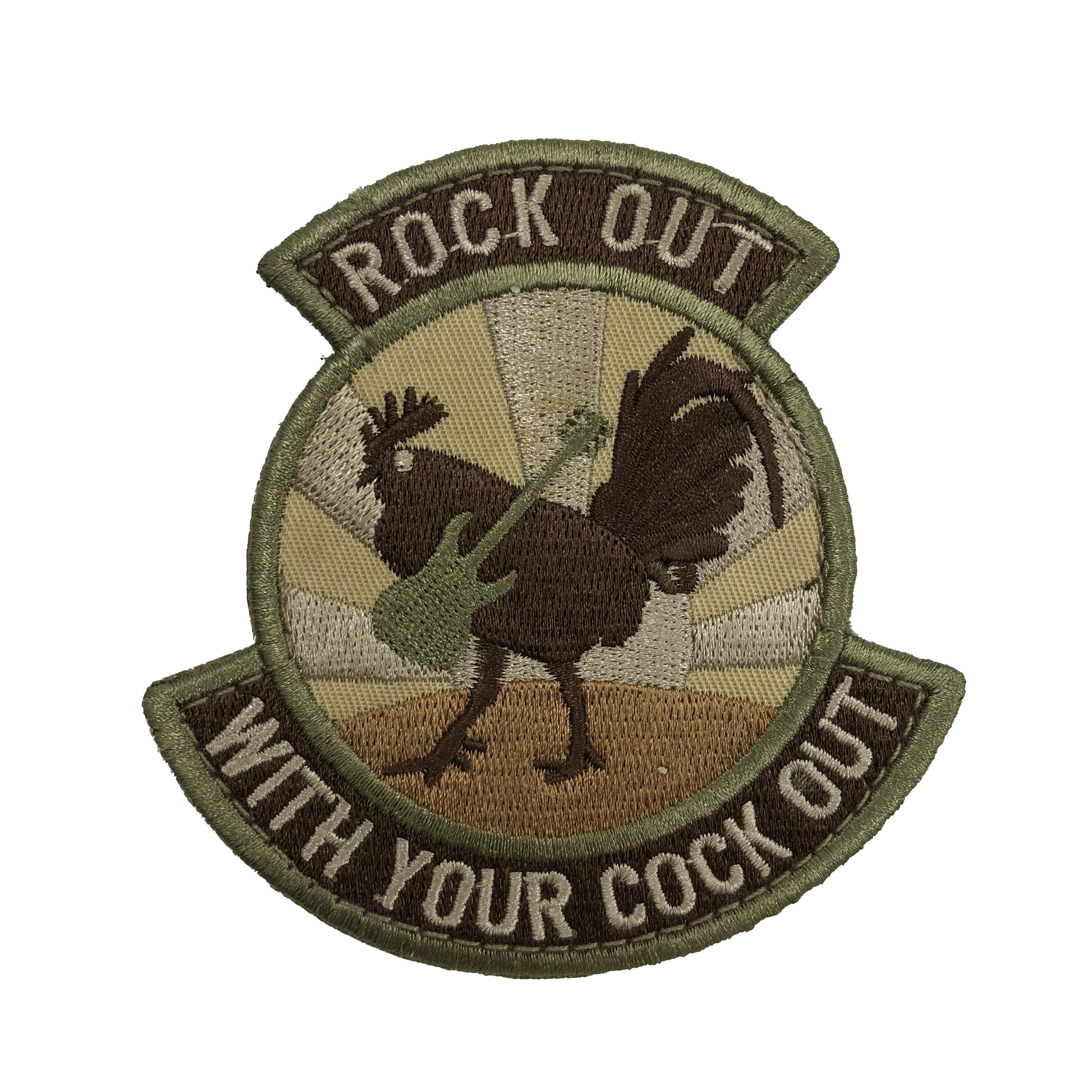 Rock Out With Your Cock Out - Embroidered Patch