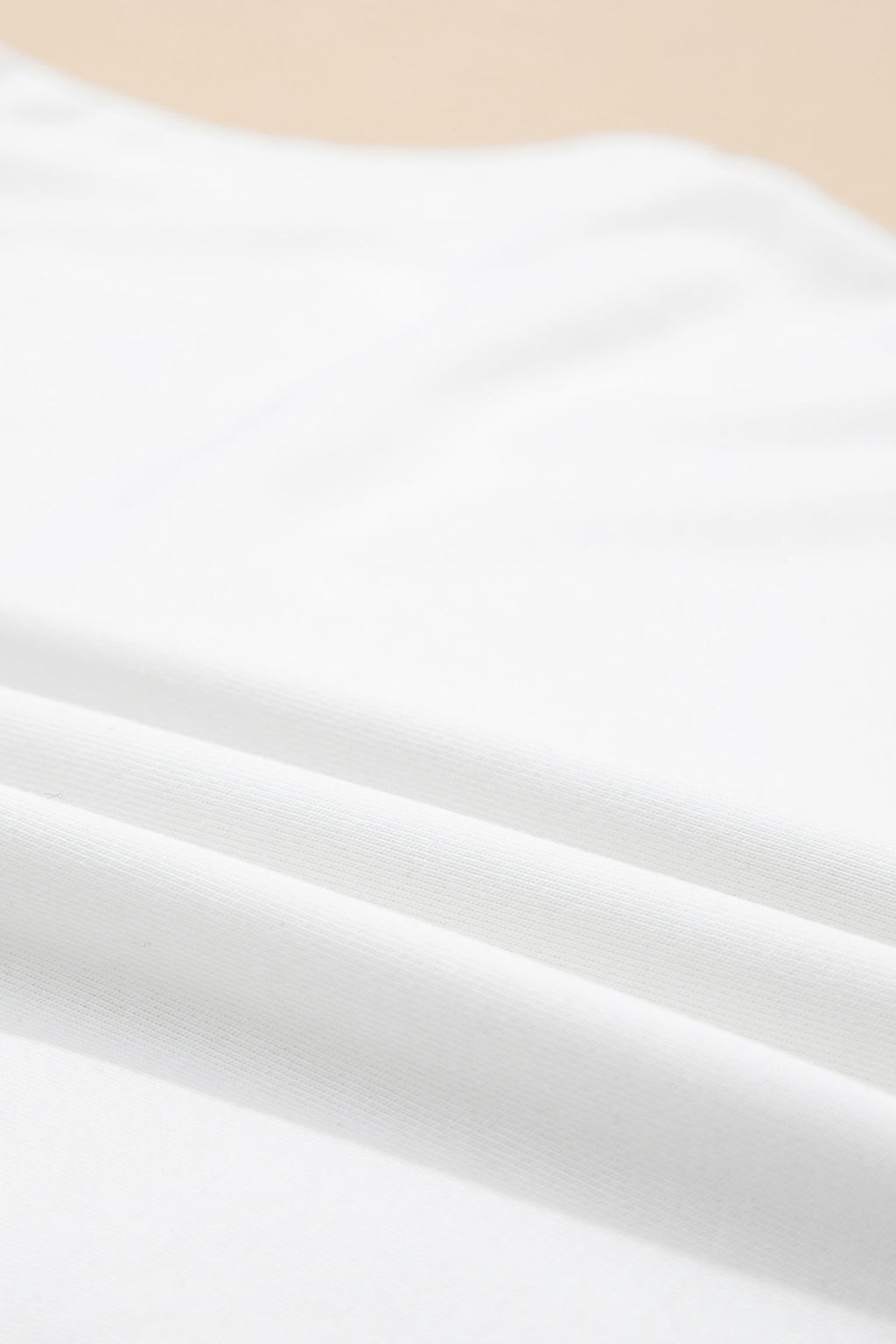 Solid Mock Neck Cap Sleeve Oversized Top