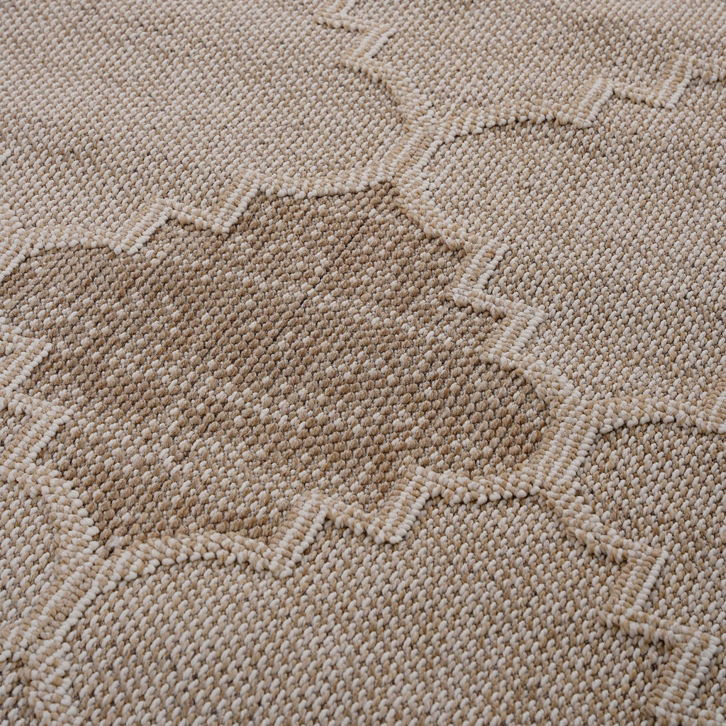 Guros - 6' X 9' Trellis Indoor / Outdoor Area Rug - Cream