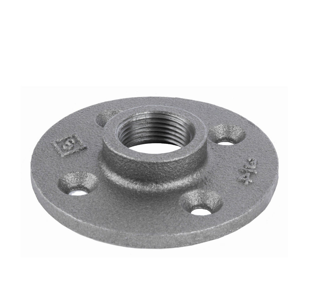 3/4 in. Black Floor Flange