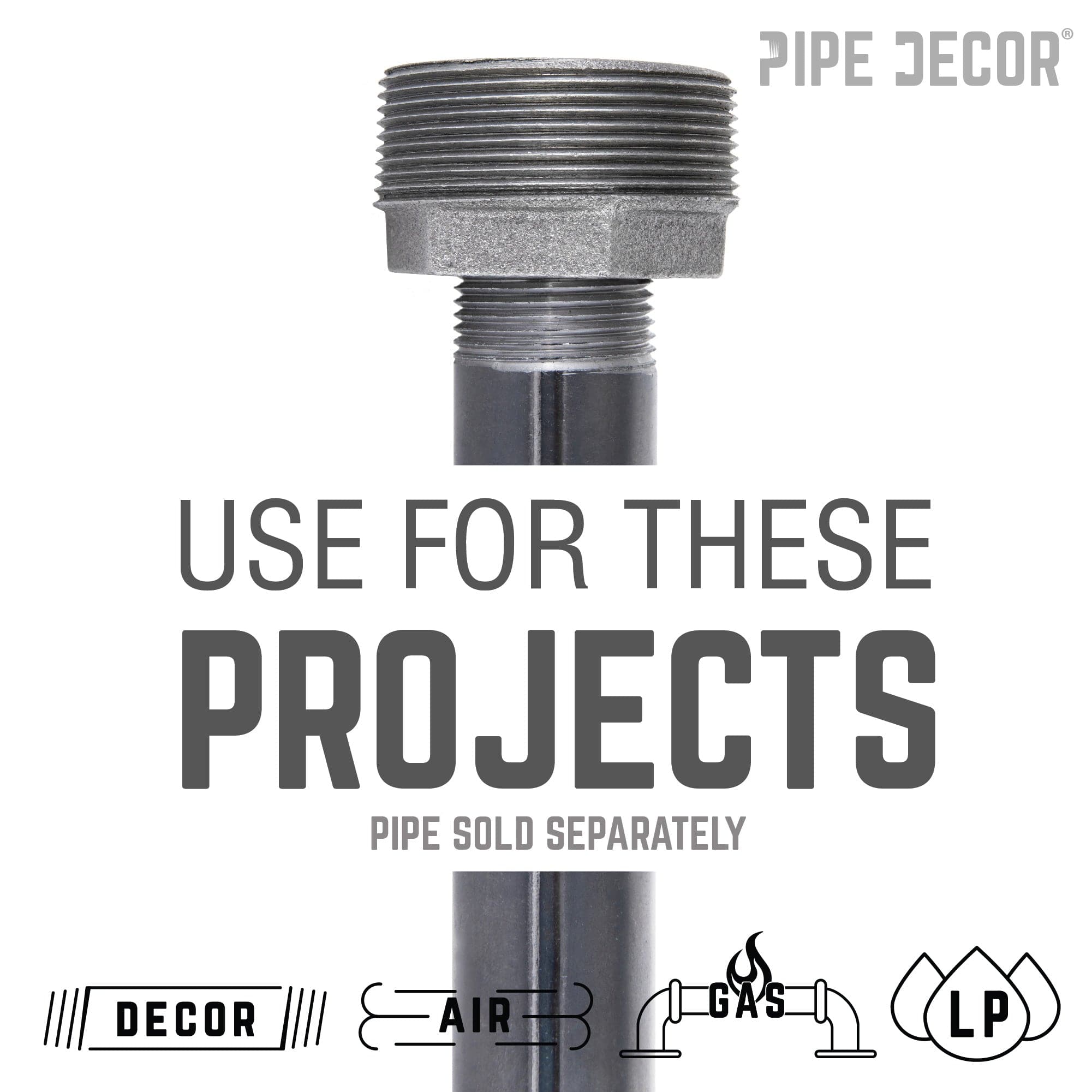 1 1/4 in. x 3/4 in. Black Bushing