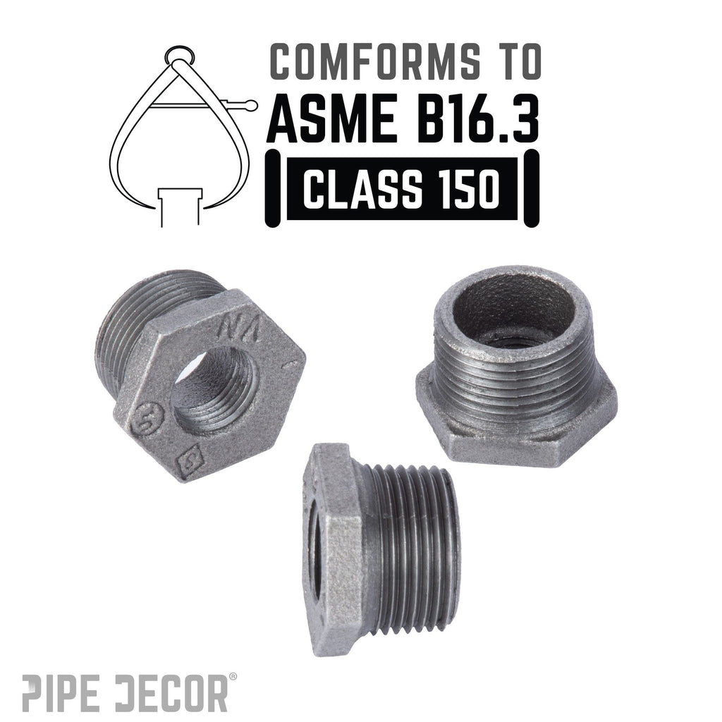 1/2 in. x 3/8 in. Black Bushing