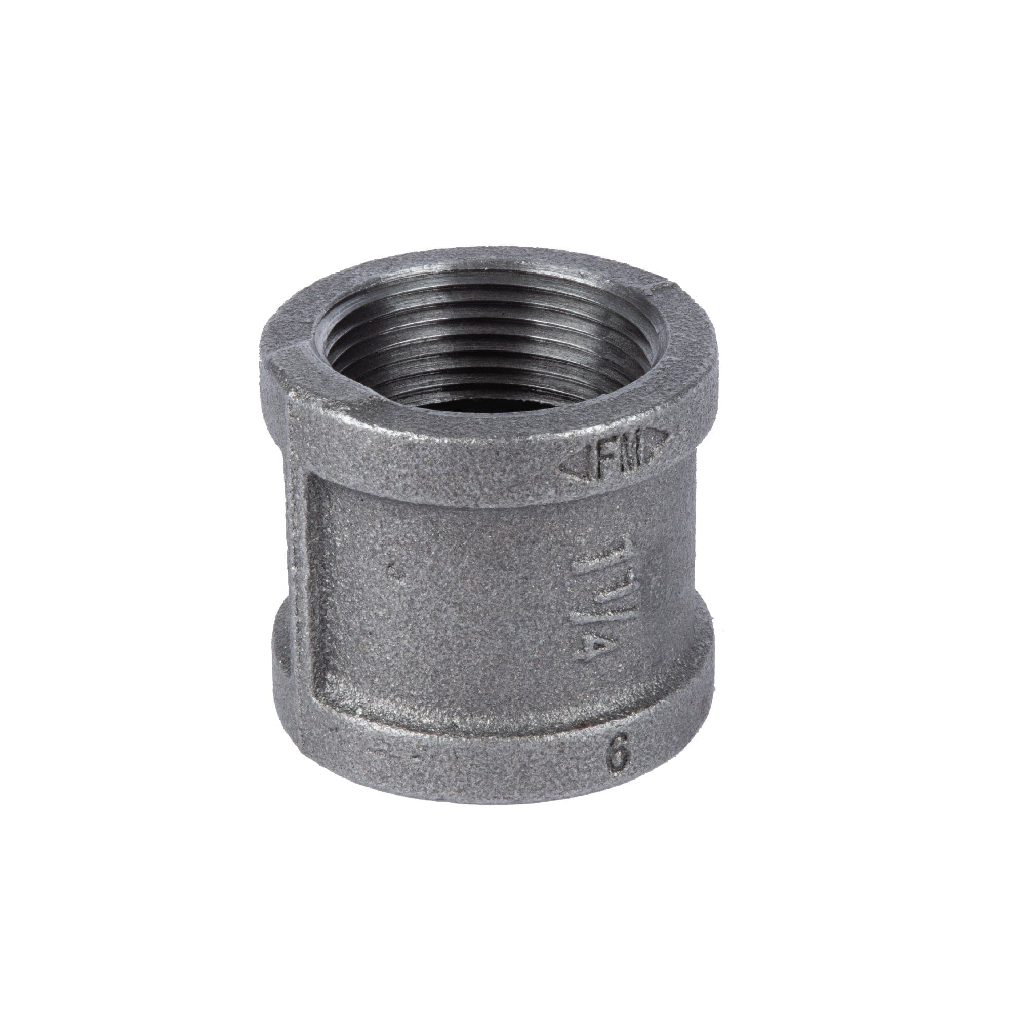 1 1/4 in. Black Coupling
